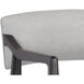 Keagan 36.5 inch Saloon Light Grey Leather Counter Stool